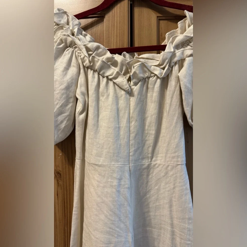 SOLD - Reformation Marley Off Shoulder Midi Dress, Size 2 - Picture 10 of 12